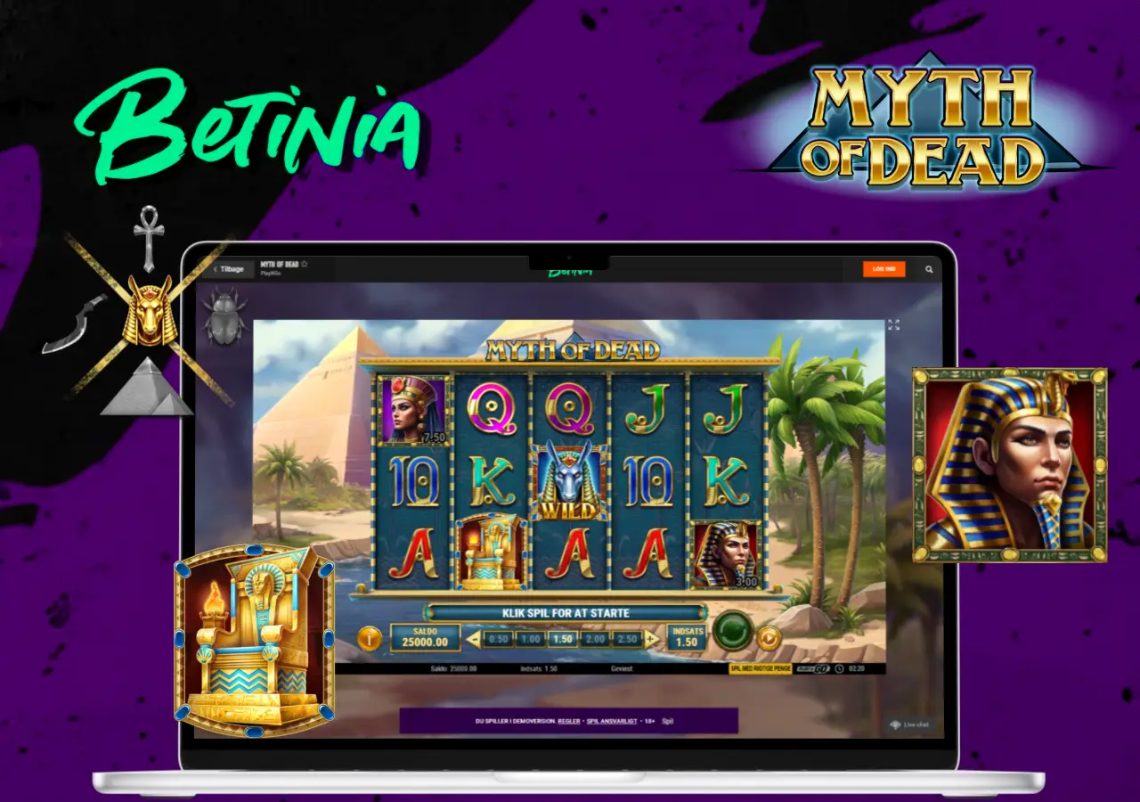 Funktioner : bonusrunder, wild-symboler og free spins hos Betinia Casino